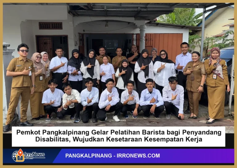 Pemkot Pangkalpinang Gelar Pelatihan Barista bagi Penyandang Disabilitas, Wujudkan Kesetaraan Kesempatan Kerja