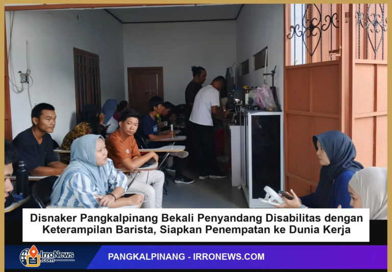 Disnaker Pangkalpinang Bekali Penyandang Disabilitas dengan Keterampilan Barista, Siapkan Penempatan ke Dunia Kerja